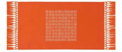 新百寿文錦 （34×60cm）オレンジ■美術工芸織物