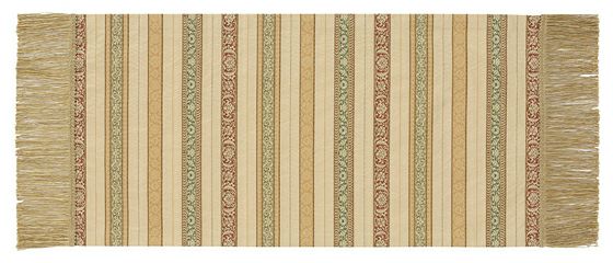 花唐草段モール （32×65cm）ベージュ■美術工芸織物