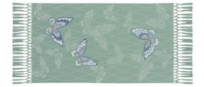 蝶の舞 （34×60cm）ブルーグレー■美術工芸織物