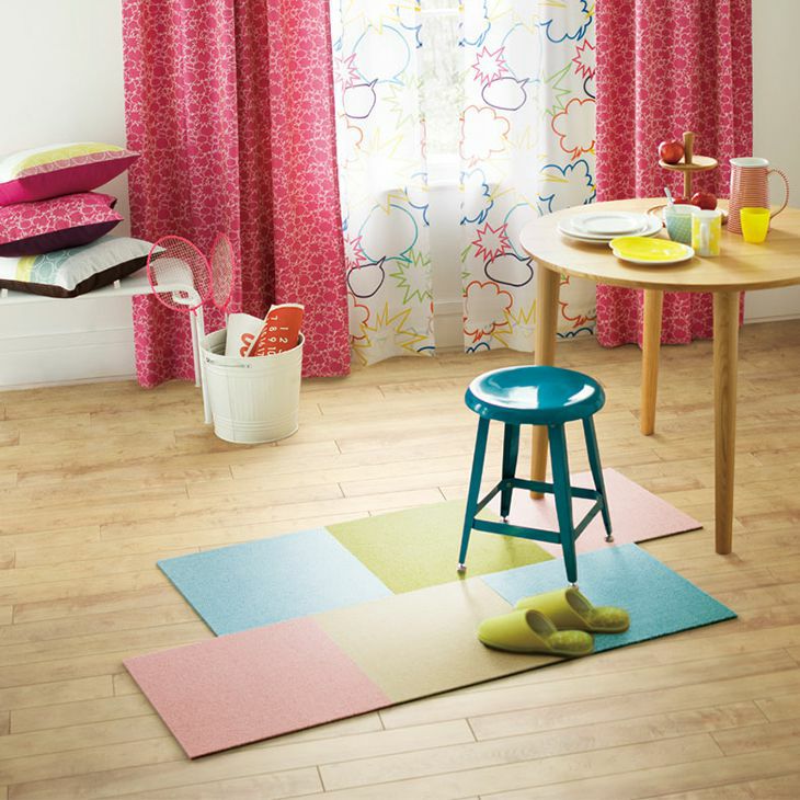 タイルカーペット R-1000 （50×50cm）同色10枚セット 施工例