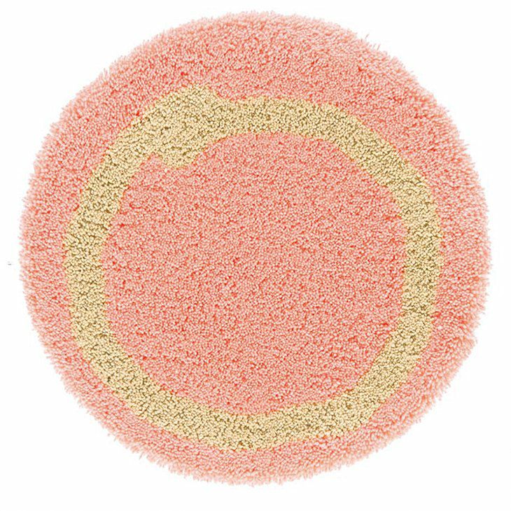 北欧 チェアパッド（35×35cm 円形） ピンク