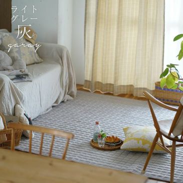洗える タオル素材の綿100 ラグ コットンキルト 185 240cm 洗える タオル素材の綿100 ラグ コットンキルト 185 240cm