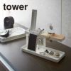 デスクバー タワー スマホスタンド（ホワイト） イメージ