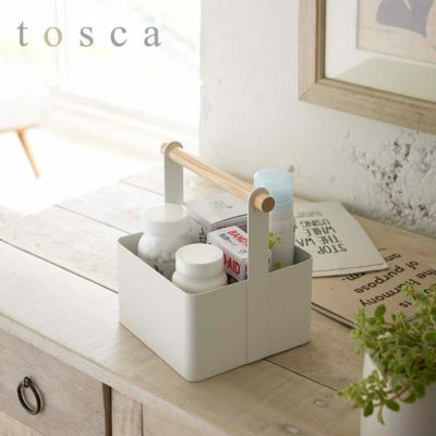 小物収納ボックス ツールボックス トスカ S（ホワイト） イメージ