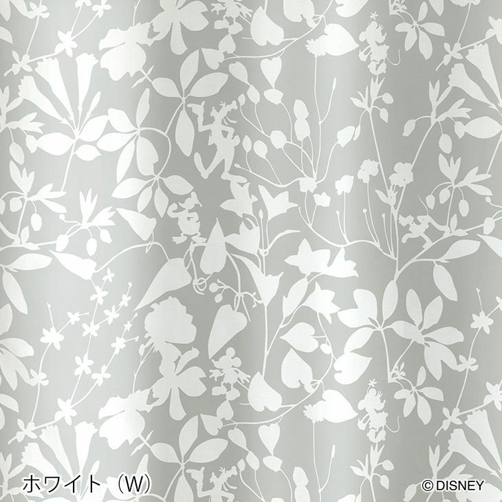 レース カーテン MICKEY/ミッキー カーニバルボイル（幅100×丈176cm）1枚入 ホワイト