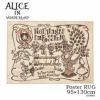 ALICE/アリス ポスターラグ DRA-1056（95×130cm）不思議の国のアリス