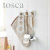 tosca トスカ マグネットキッチンツールフック3連（ホワイト） 位目z－位01