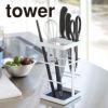 tower タワー キッチンツール ナイフスタンド（ホワイト） イメージ01