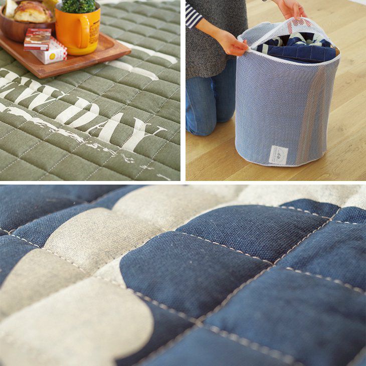 ラグ サーフウェーブ キルト ラグ（130×185cm） イメージ02