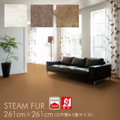 カーペット スチームファー（江戸間4.5畳 261cm×261cm）