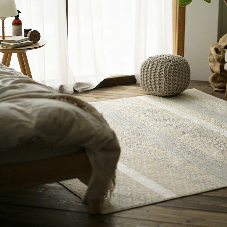 レーヨン・綿混ラグ カプリス（185×240cm） イメージ13