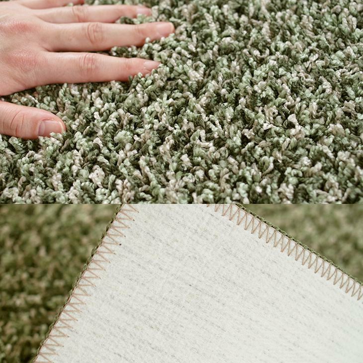 ラグ ミランジュ（120×120cm 円形）洗えて清潔で裏面は滑りにく