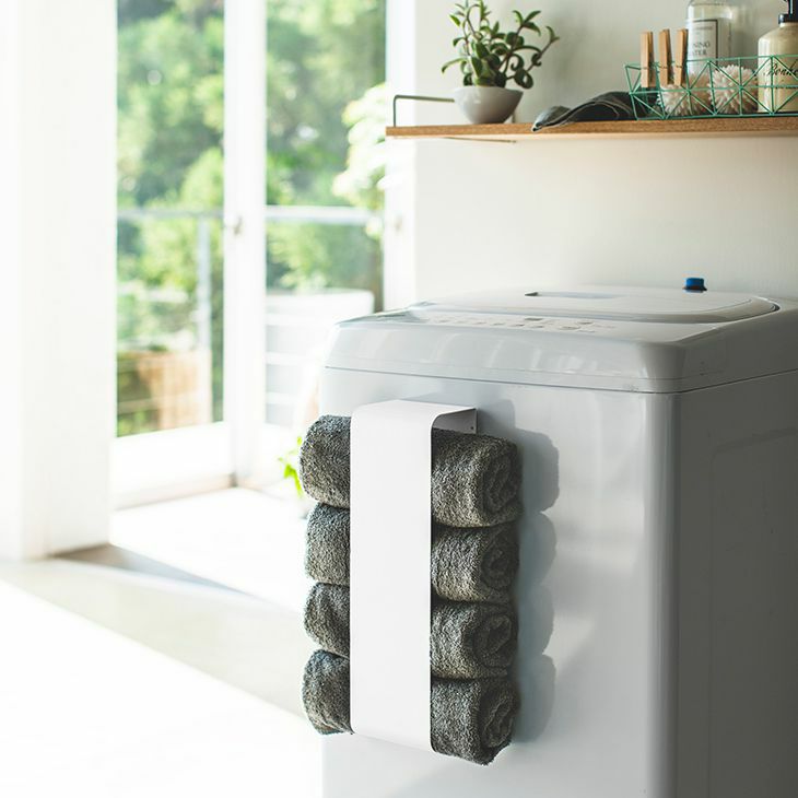  tower タワー マグネットバスタオルホルダー(ホワイト) イメージ02