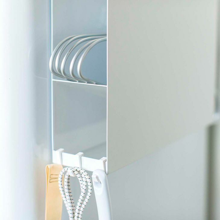 tower タワー 洗濯機横マグネットハンガーホルダー(ホワイト) イメージ01