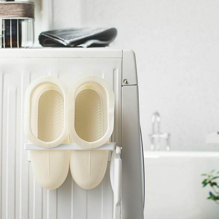 tower タワー マグネット洗濯ハンガー収納ラックＳ(ホワイト) イメージ03