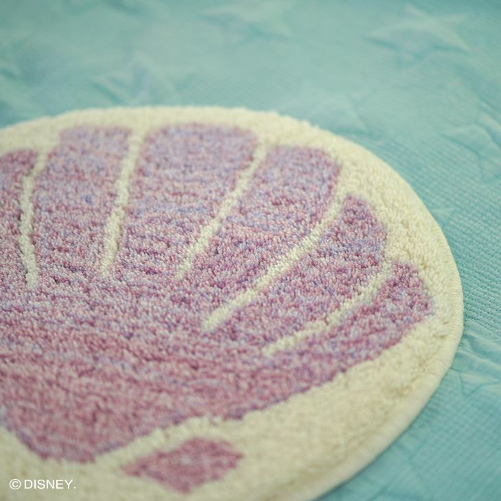 Princess/プリンセス シェルフィッシュマット DMT-4061 (40×40cm)柄アップ