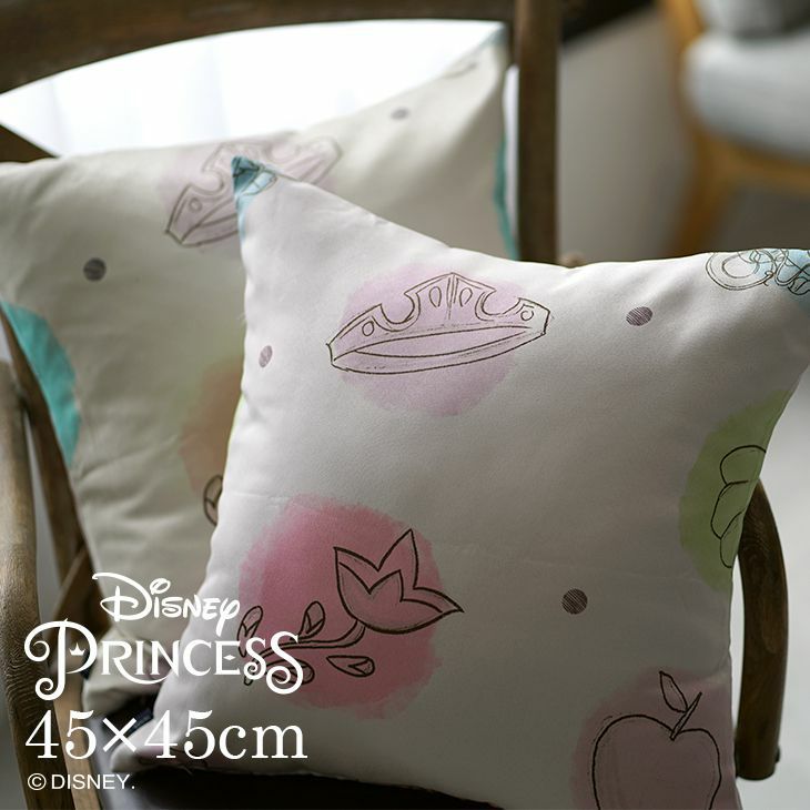 クッションカバー Princess プリンセス プリンセスチャーム 45 45cm Cucan ネットショップ