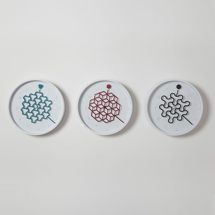 イケックス 北欧 タングルクロック（テトラブルー） イメージ04