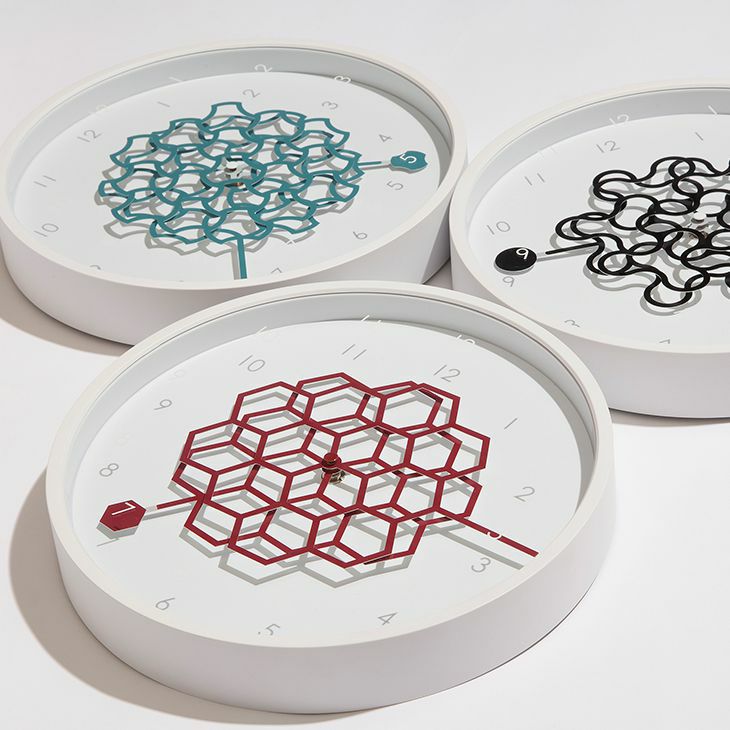 イケックス 北欧 タングルクロック（テトラブルー） イメージ05