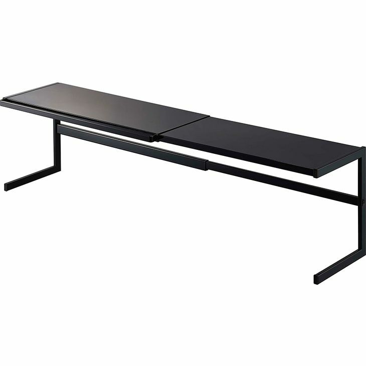 tower タワー 伸縮キッチンサポートラック(ブラック) イメージ03