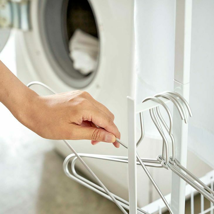 tower タワー ランドリーハンガーカート セット(ホワイト) イメージ05