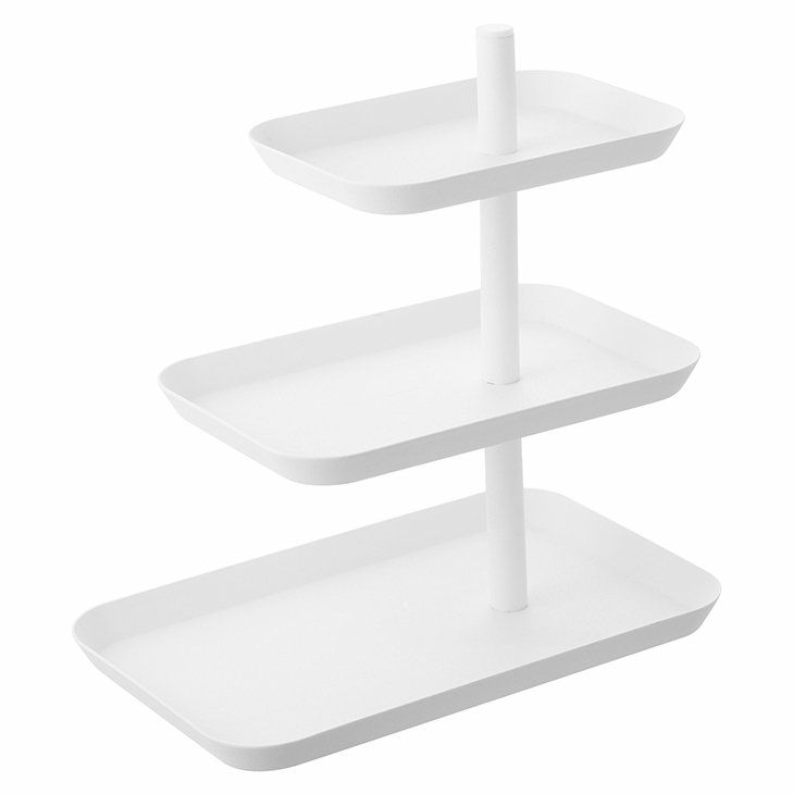 tower タワー アクセサリースタンド アクセサリートレー 3段(ホワイト) イメージ04