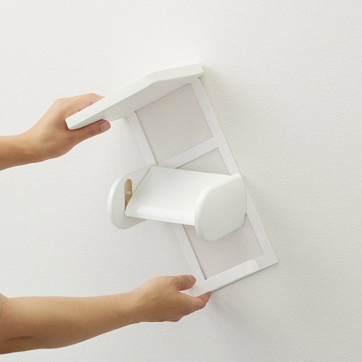 tower タワー トイレットペーパーホルダー上ラック 2段(ホワイト) イメージ06