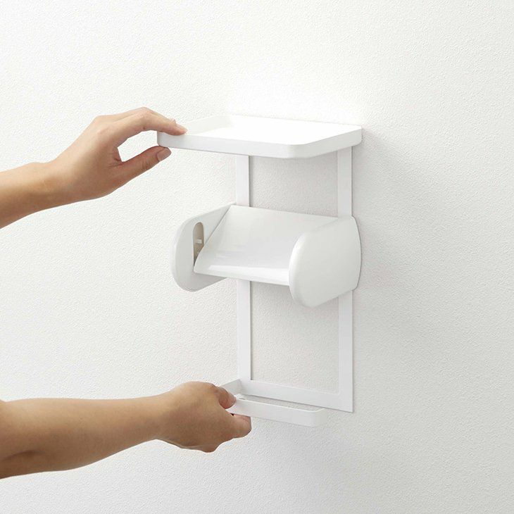 tower タワー トイレットペーパーホルダー上ラック 2段(ホワイト) イメージ07