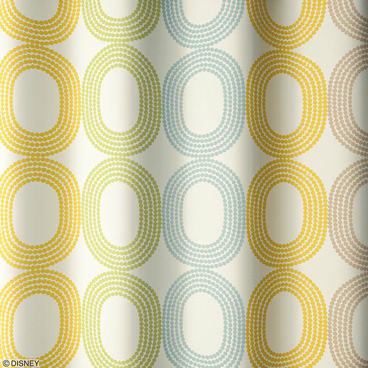 遮光 カーテン MICKEY/ミッキー ドットリング (イージーオーダー)カラー01