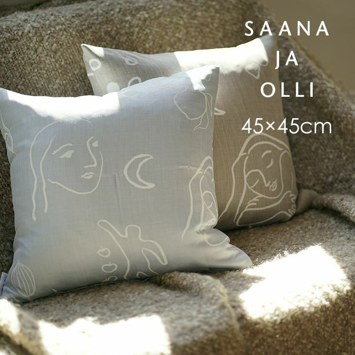 クッションカバー LAND OF HAPPINESS/ランド オブ ハピネス (45×45cm) メインイメージ