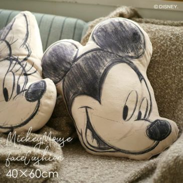 Mickey ミッキーフェイスクッション Lcu 004 44 62cm Cucan ネットショップ