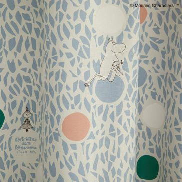 カーテン 遮光 Moomin Color Circle カラーサークル 幅100 丈135cm 1枚入 Cucan ネットショップ