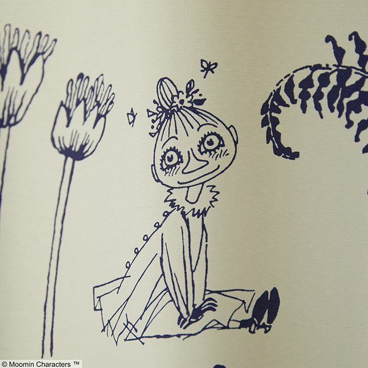 遮光カーテンMOOMIN/ムーミンハイドアンドシーク（アップ）