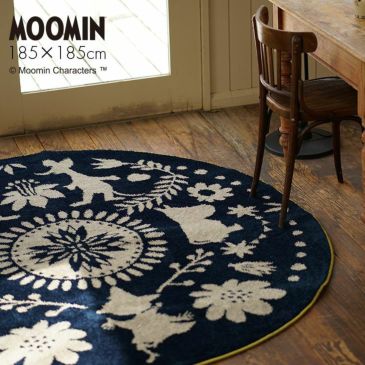 MOOMIN/ムーミンフォークラインラグ(イメージ)