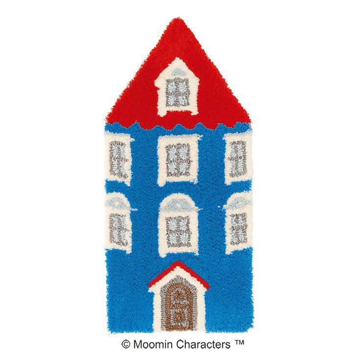 MOOMIN/ムーミンムーミンハウスマット（ブルー）