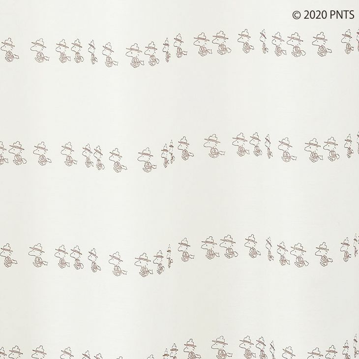 レースカーテンPEANUTS/ピーナッツビーグルスカウトボイル（カラー）