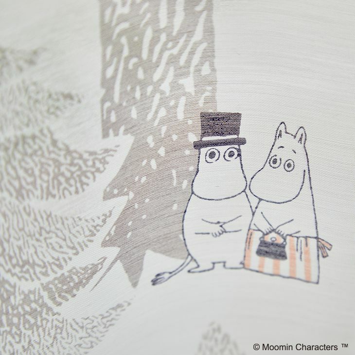 カーテン レース MOOMIN/PUUT プート (幅100×丈133cm) 1枚入 | cucan