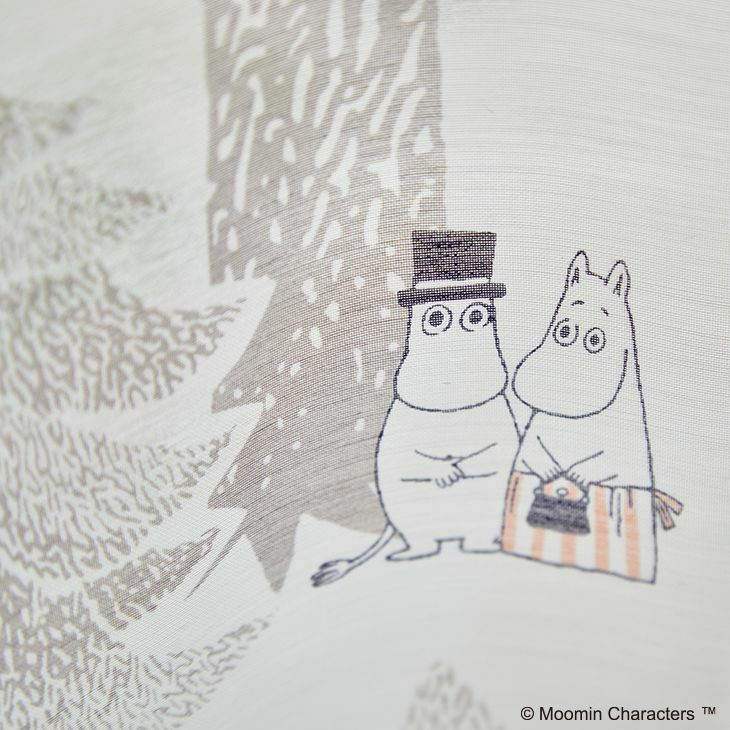 カーテン レース MOOMIN/PUUT プート (幅100×丈176cm) 1枚入