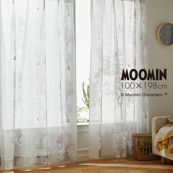 レースカーテンMOOMIN/ムーミンプート（イメージ）