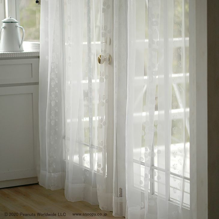 PEANUTSピーナッツオーダーカーテン＜レース＞イメージ04