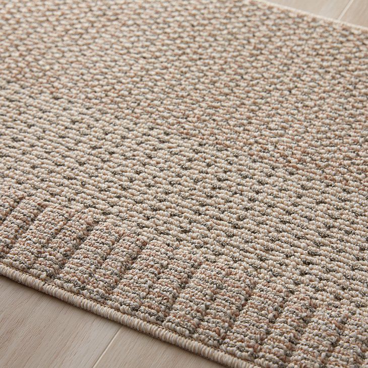 丸洗いできるキッチンマットウッドマット45×240cm（アップ01）