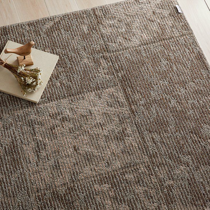 丸洗いできるダイニングラグＤＫラスティ220×250cm（おしゃれなデザイン）