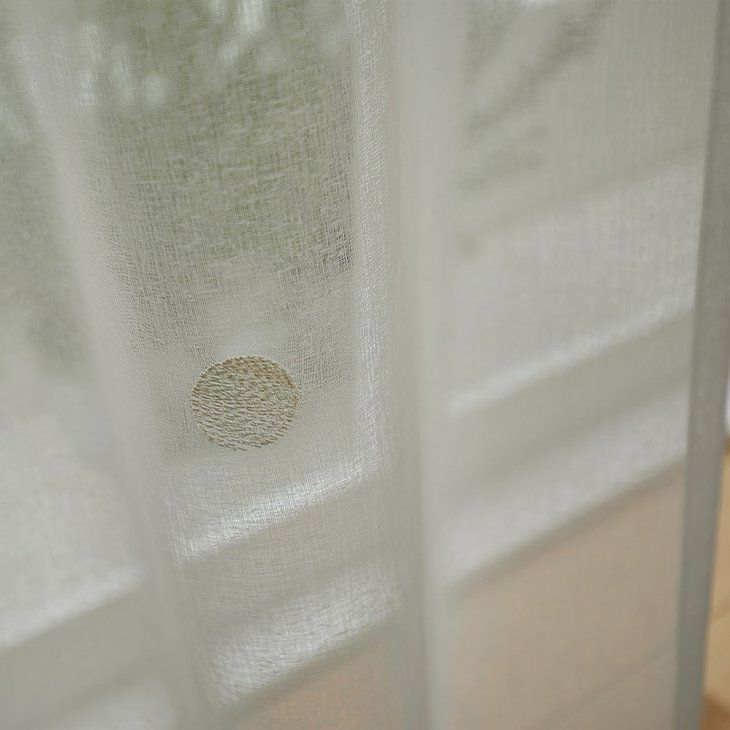 レースカーテンGuimauve/ギモーヴ100×176cm（アイボリー透け感01）