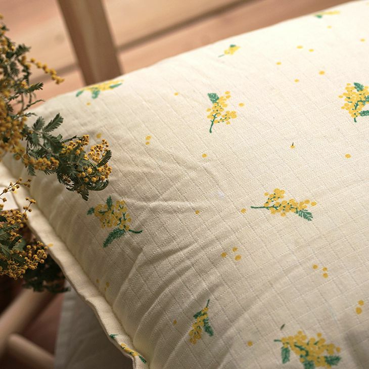 未使用イエロー花柄カンタキルト 未使用イエロー花柄カンタキルト 楽天