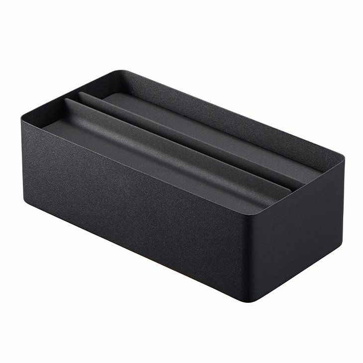 towerタワーフタ付きペーパータオルケースブラック(イメージ05)