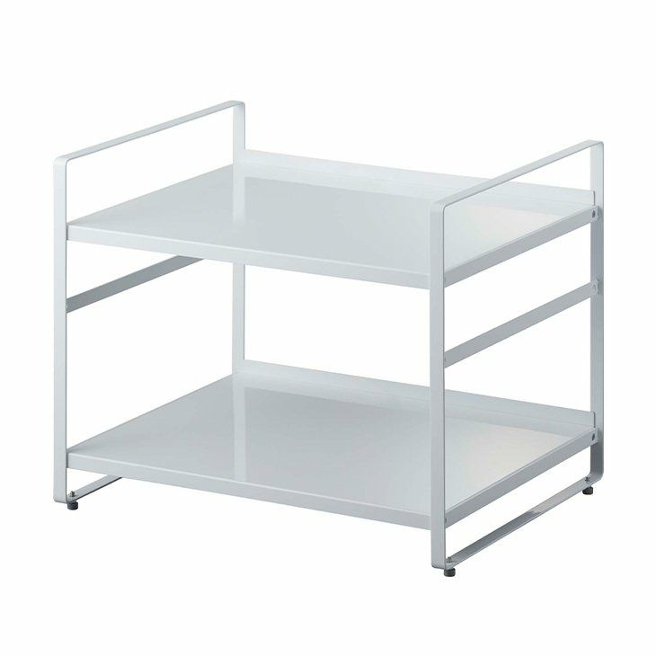 towerタワー冷蔵庫上収納ラックホワイト(イメージ02)