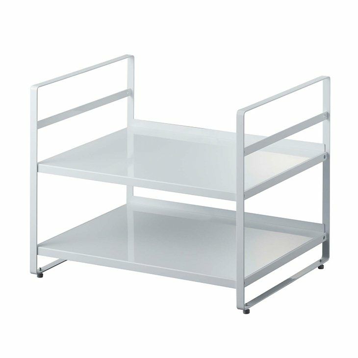 towerタワー冷蔵庫上収納ラックホワイト(イメージ03)