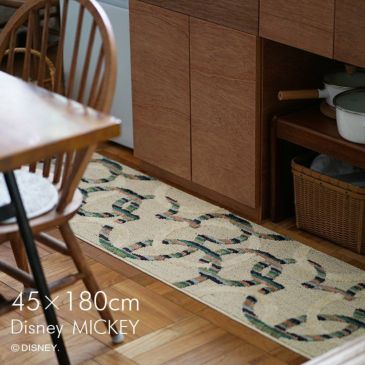 MICKEY/ミッキー ミツマルサークルキッチンマット DMM-5094 (45×180cm)メイン