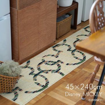  MICKEY/ミッキー ミツマルサークルキッチンマット DMM-5094 (45×240cm)メイン