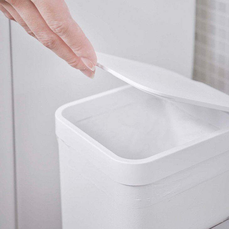 towerタワー収納付きトイレポット(ホワイト)（イメージ02）